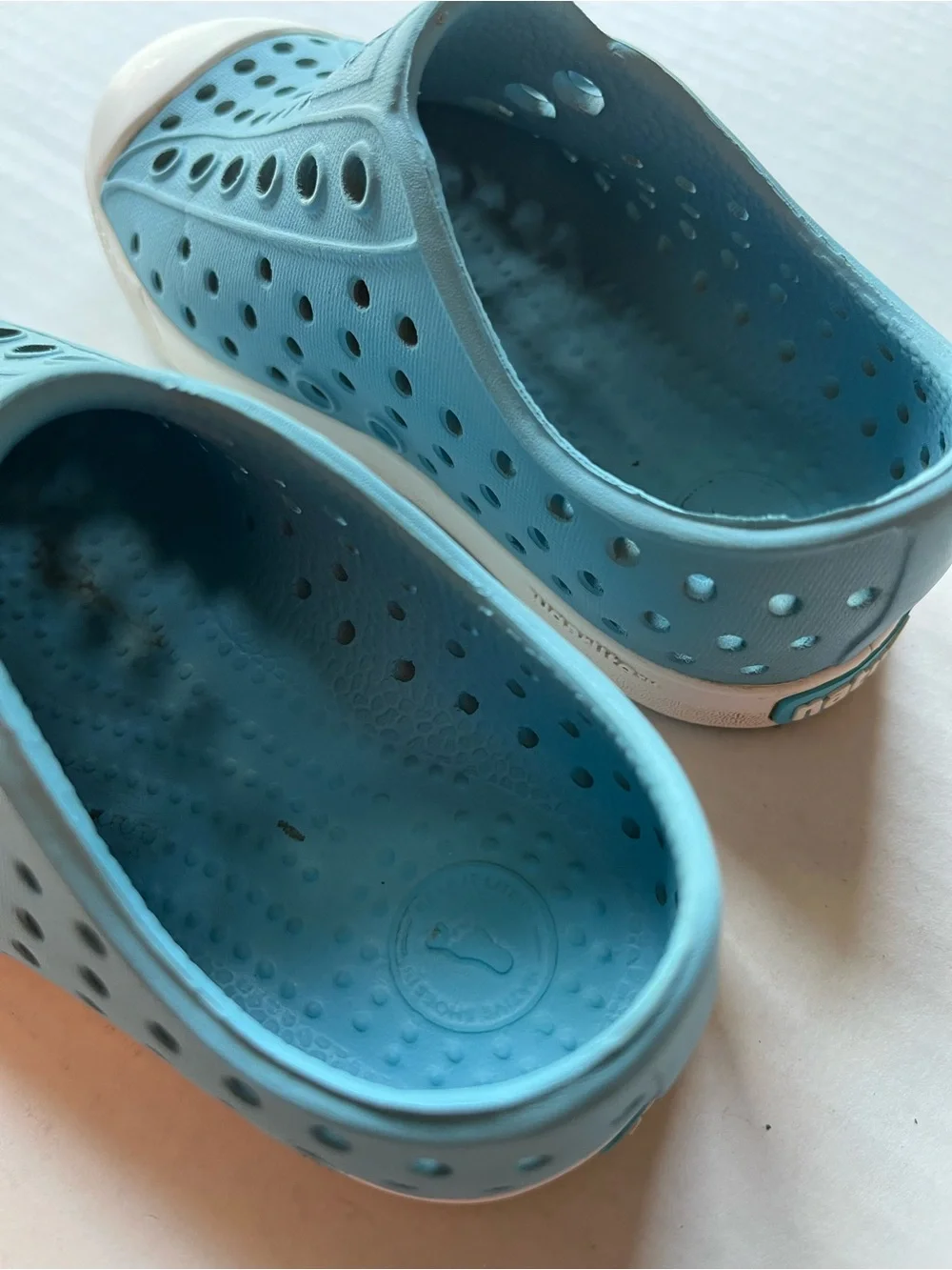 Native Kids Slip-On Shoes in Teal Summer Sneakers Water play
